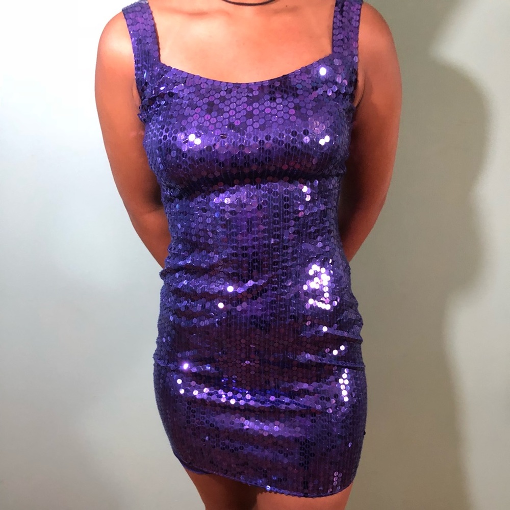 Sz 6 Sequence dress blue/ purple